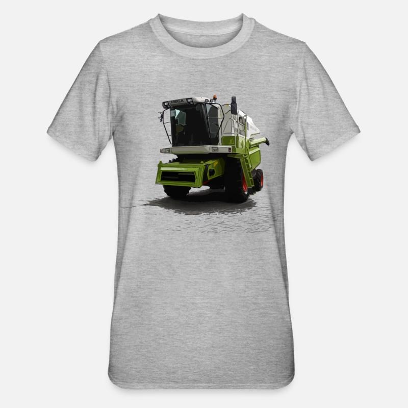 Moissonneuse-batteuse Mega 360 - T-shirt polycoton Unisexe - gris chiné