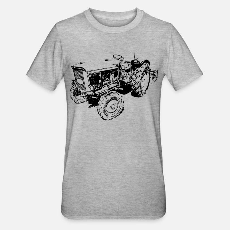 JD LANZ 700 - T-shirt polycoton Unisexe - gris chiné