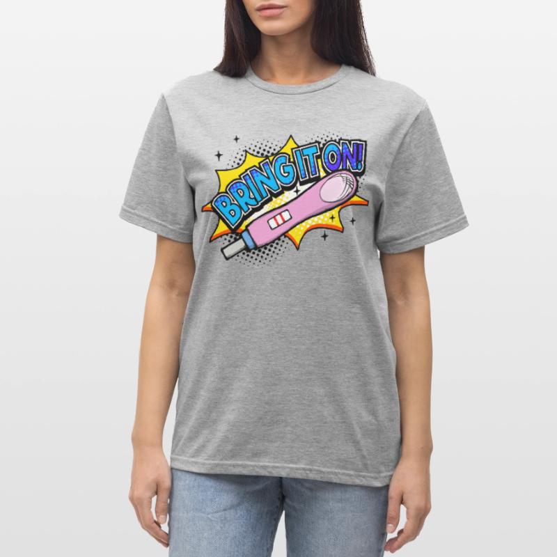 Déclaration de grossesse mère bébé T-shirt polycoton Unisexe