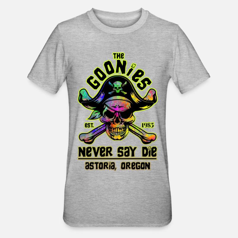 THE GOONIES 6 - Maglietta unisex, mix cotone e poliestere - grigio melange