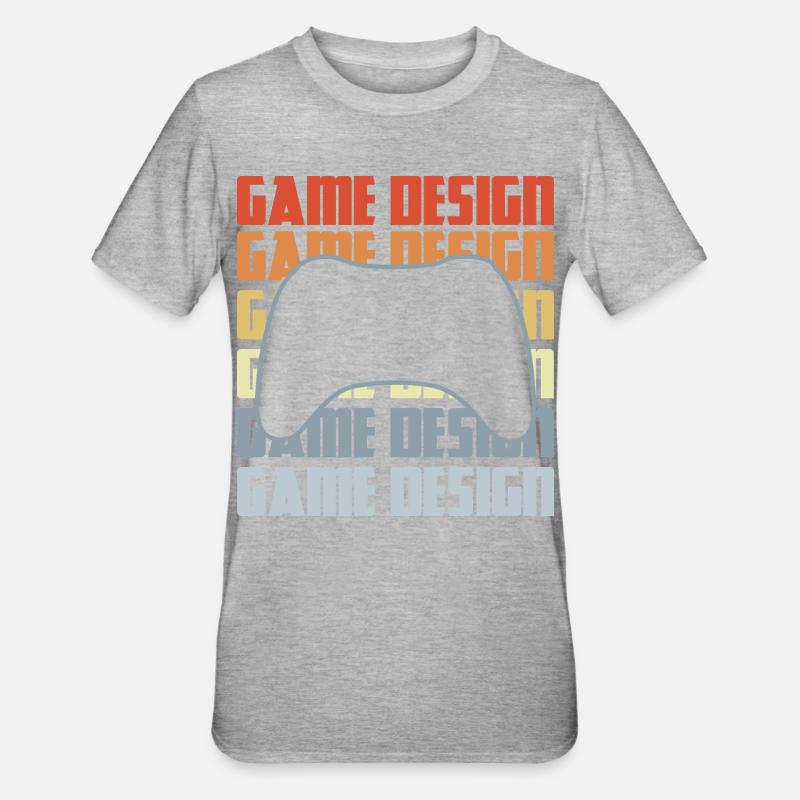 Game Dev - Unisex Polycotton T-Shirt - heather grey