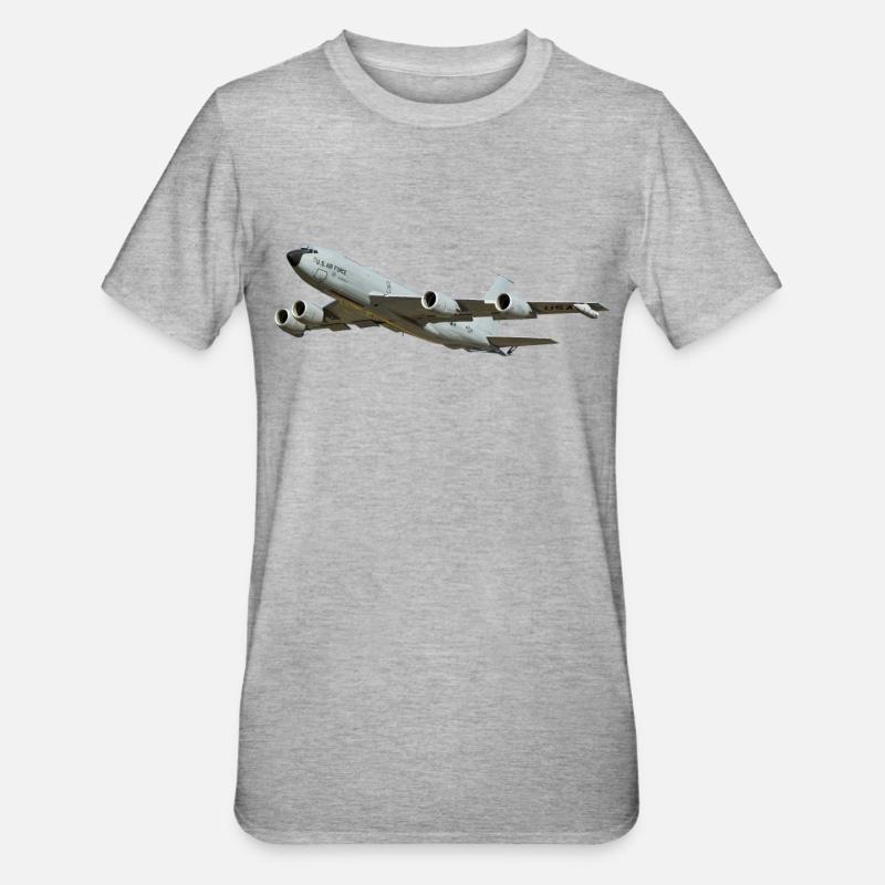 KC-135 - Unisex Polycotton T-Shirt - heather grey