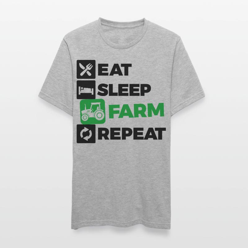 Kraftfahrzeug Traktor Statement Ackerbau Biobauer Unisex Polycotton T-Shirt