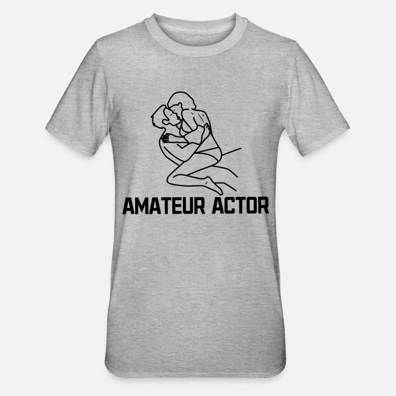 Regarder des films Déclaration Série d’acteurs - T-shirt polycoton Unisexe - gris chiné