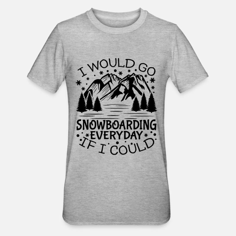 Motivation Snowboard - T-shirt polycoton Unisexe - gris chiné