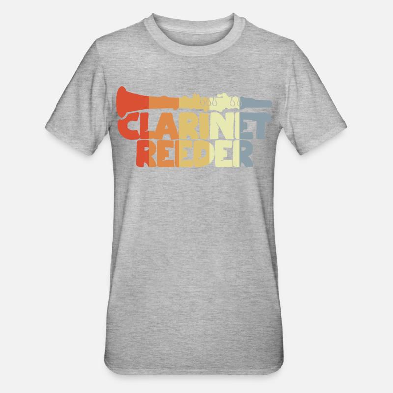 Anches de clarinette - T-shirt polycoton Unisexe - gris chiné