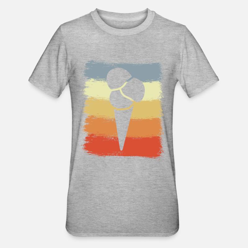 Cornet - T-shirt polycoton Unisexe - gris chiné