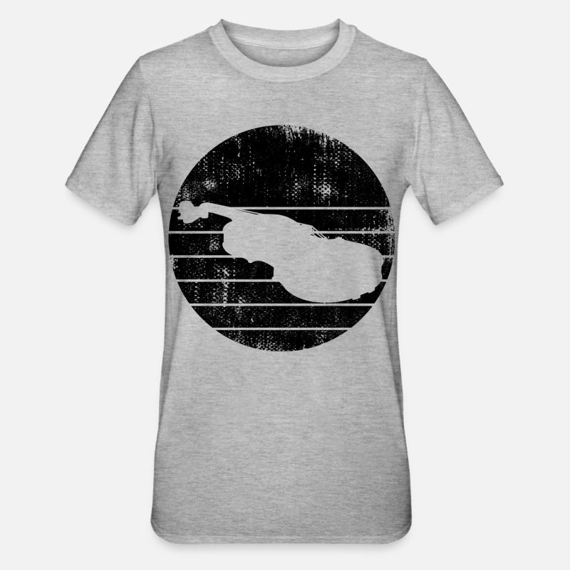 Violon - T-shirt polycoton Unisexe - gris chiné