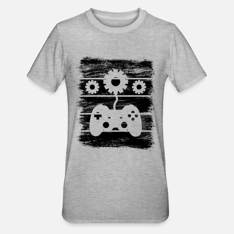 Game Developer - Unisex Polycotton T-Shirt - heather grey