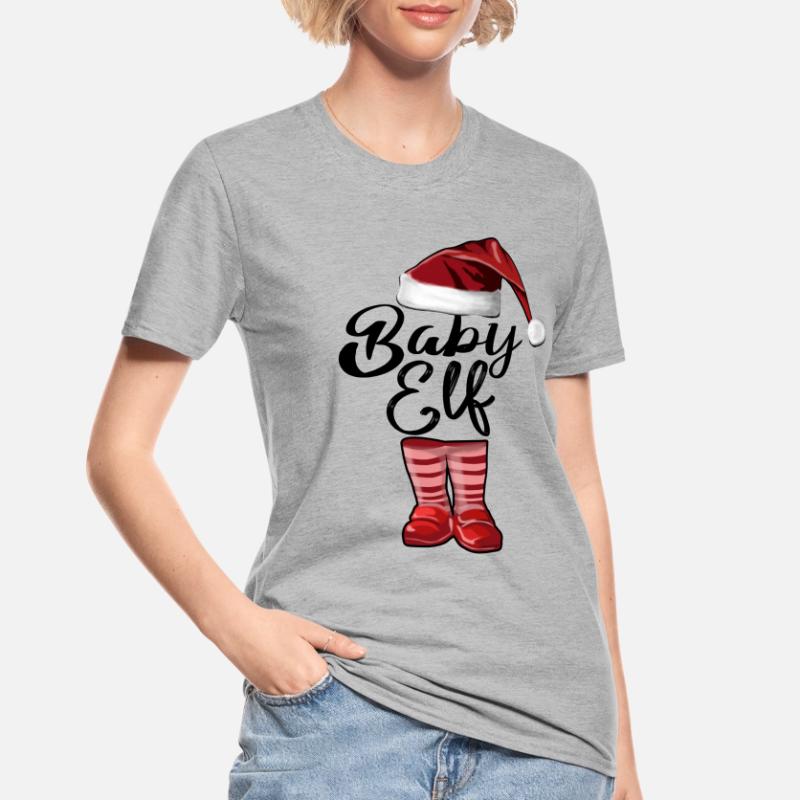Bébé Elfe – Douce Conception de Noël T-shirt polycoton Unisexe