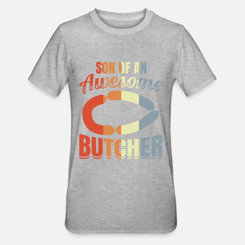 Fils de boucher - T-shirt polycoton Unisexe - gris chiné