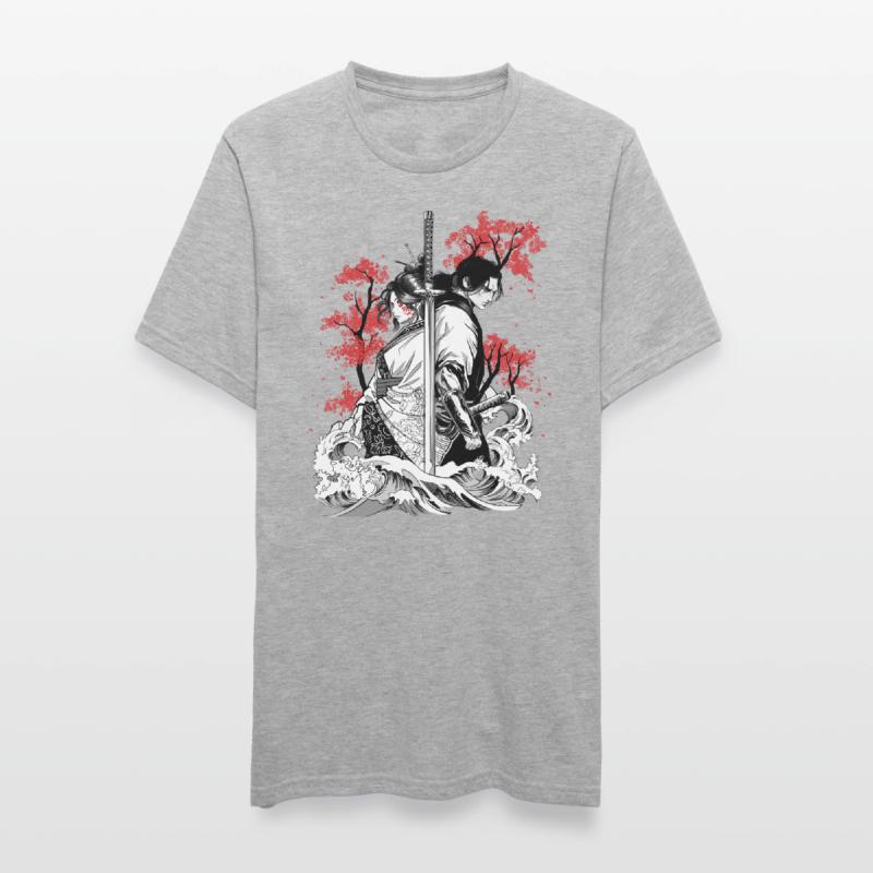 Âmes de samouraï entrelacées T-shirt polycoton Unisexe