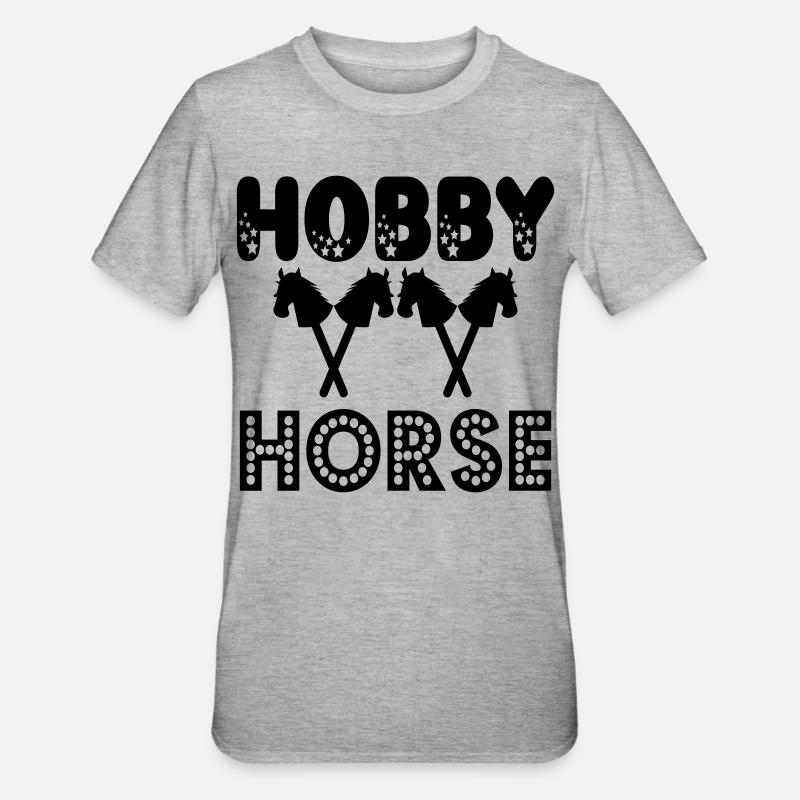 CHEVAUX DE LOISIR - CHEVAL DE LOISIR - T-shirt polycoton Unisexe - gris chiné