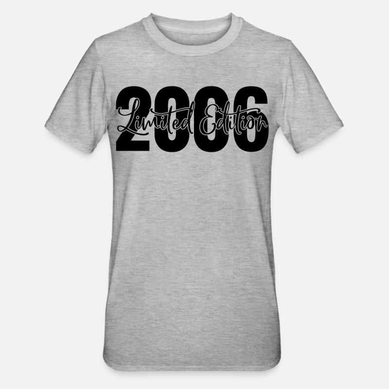 Edition limitée 2006 - T-shirt polycoton Unisexe - gris chiné