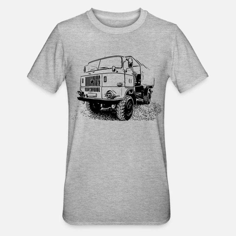 W50 Klassiker - Unisex Polycotton T-Shirt - Grau meliert