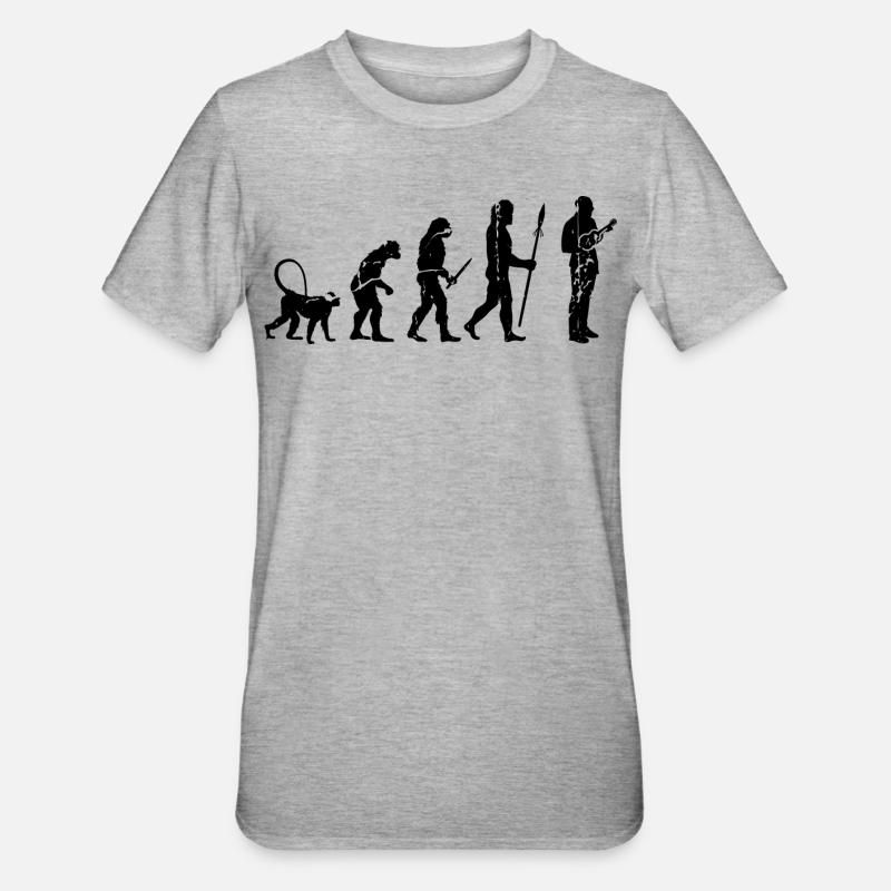 Developing a Ukulele Player - Unisex Polycotton T-Shirt - heather grey