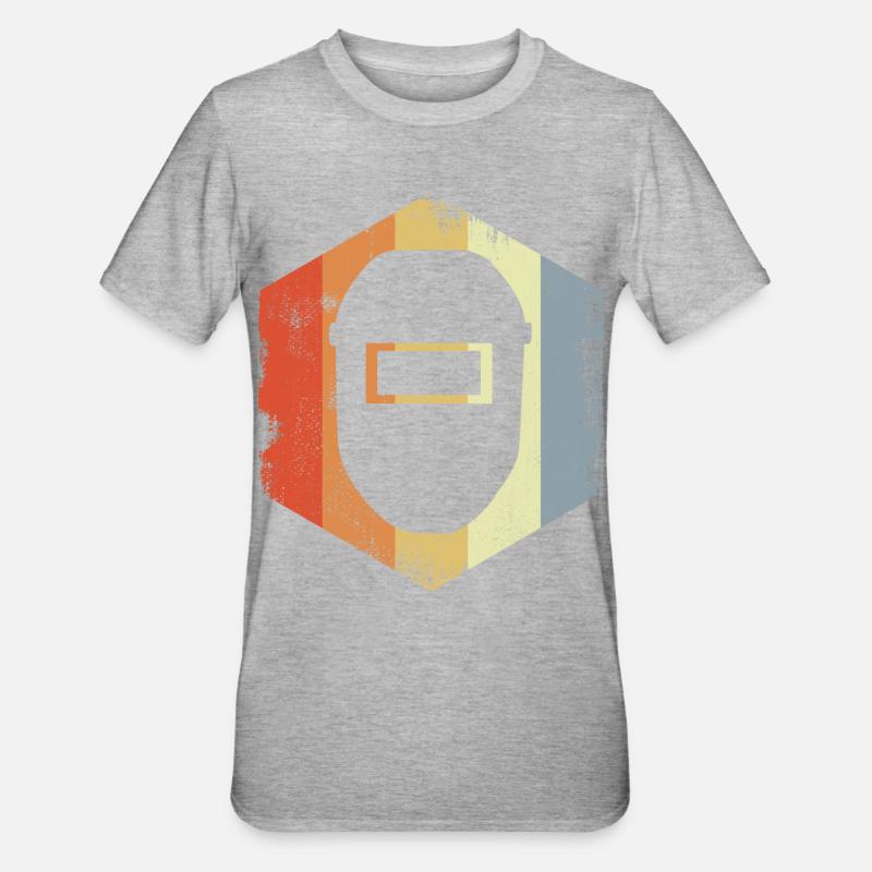 Masque de soudeur - T-shirt polycoton Unisexe - gris chiné