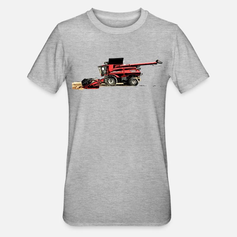 Moissonneur - T-shirt polycoton Unisexe - gris chiné