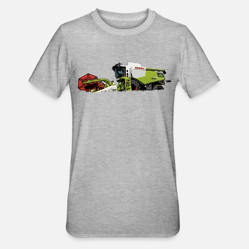 Moissonneuse-batteuse 630 - T-shirt polycoton Unisexe - gris chiné