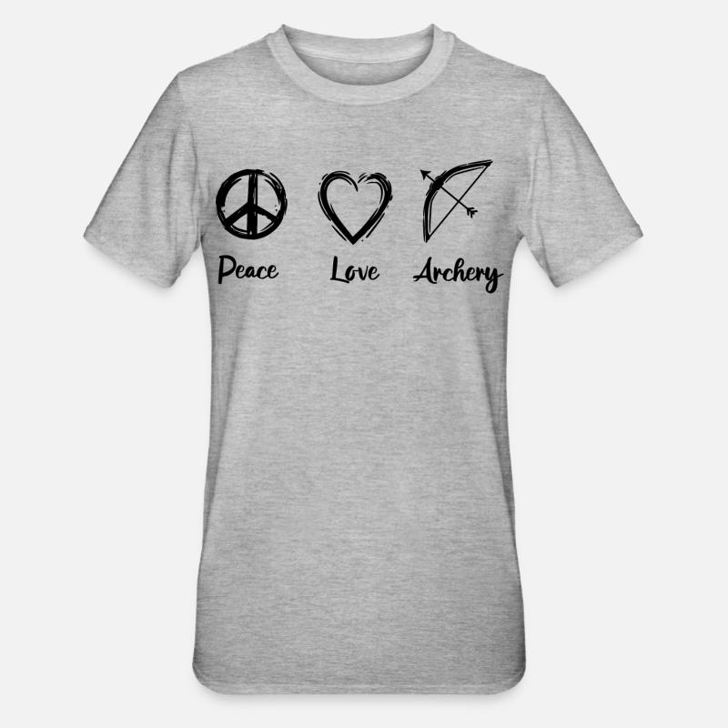 Archers Routine - T-shirt polycoton Unisexe - gris chiné