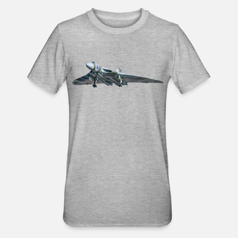 Vulcain - T-shirt polycoton Unisexe - gris chiné