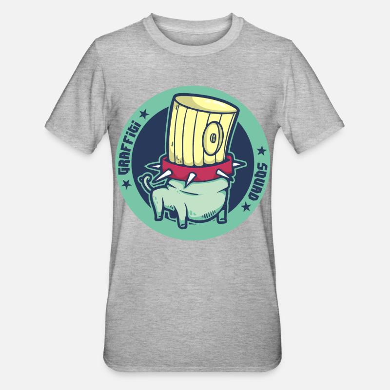 Graffiti Squad 11 - Unisex Polycotton T-Shirt - heather grey