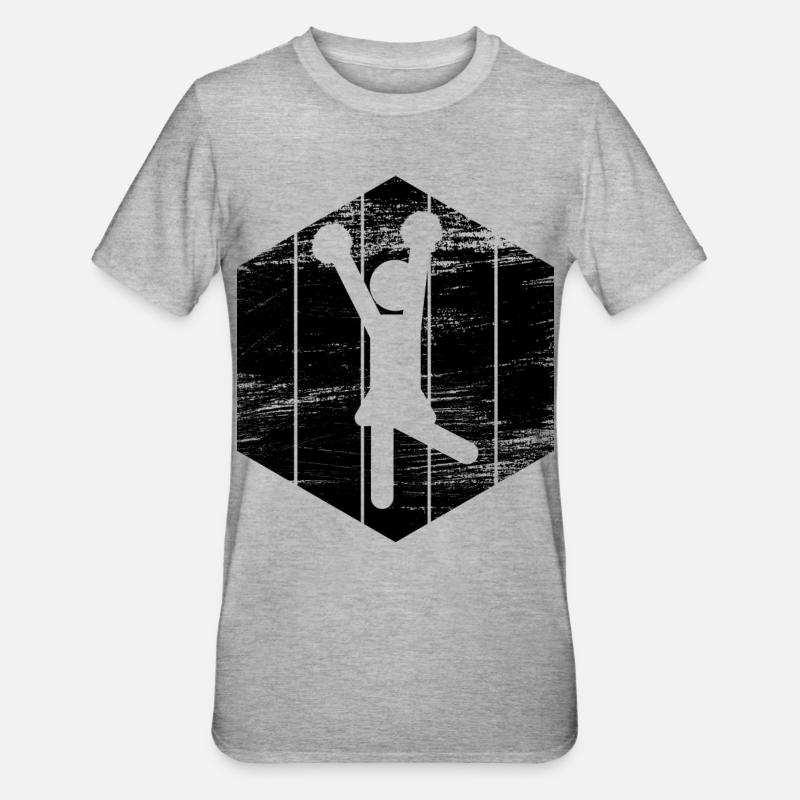 Figurines de pom-pom girl - T-shirt polycoton Unisexe - gris chiné
