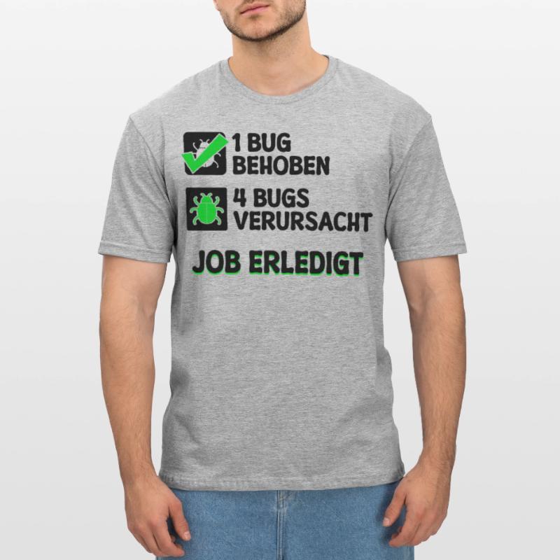 Open Source Bugfixing Bugs Developer Programmier Unisex Polycotton T-Shirt