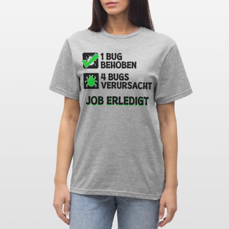 Open Source Bugfixing Bugs Developer Programmier Unisex Polycotton T-Shirt