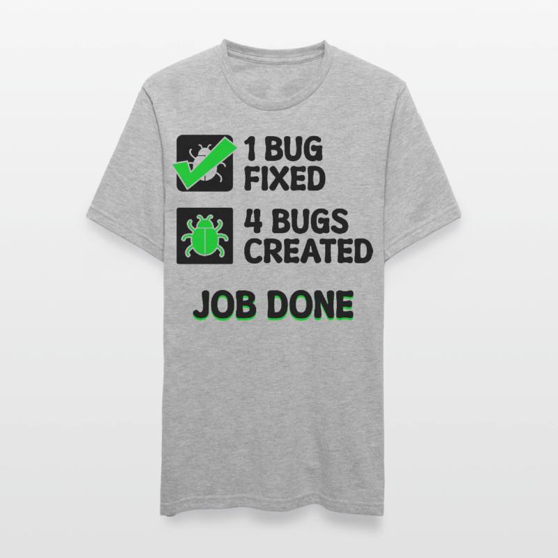 Programmierer Developer Bugfixing Bugs Skripting Unisex Polycotton T-Shirt