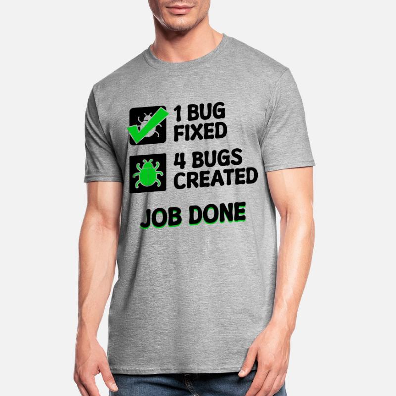 Programmierer Developer Bugfixing Bugs Skripting Unisex Polycotton T-Shirt