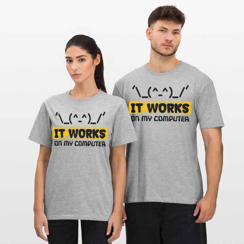 Coden Skripting Computerfreak Developer Statement Unisex Polycotton T-Shirt