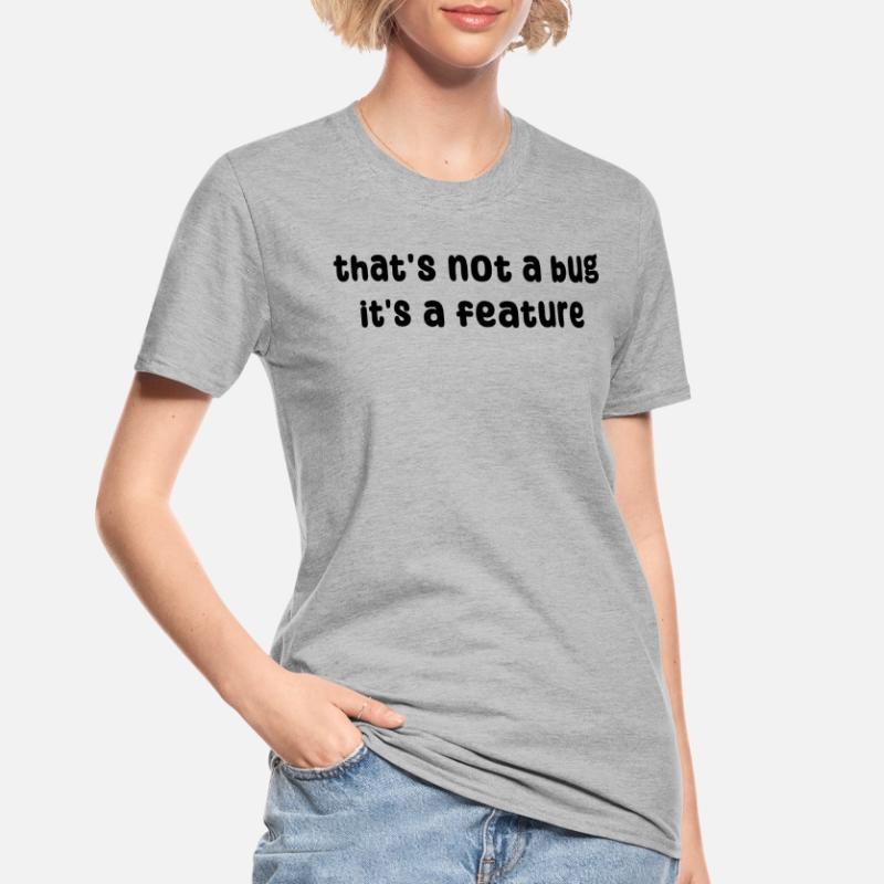 Developer Geek Bugs Code Informatik Statement Unisex Polycotton T-Shirt