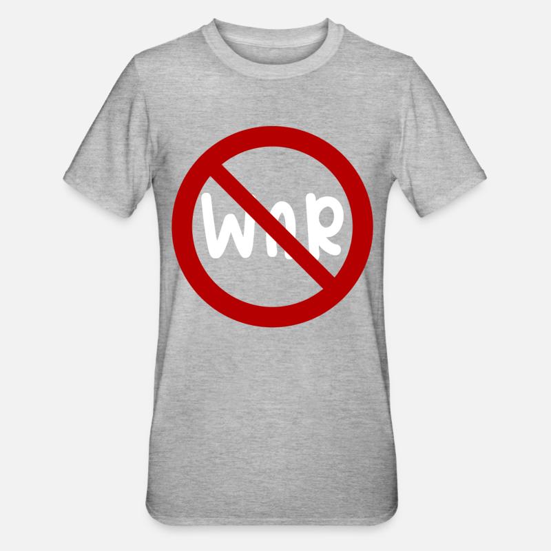 war paix - T-shirt polycoton Unisexe - gris chiné