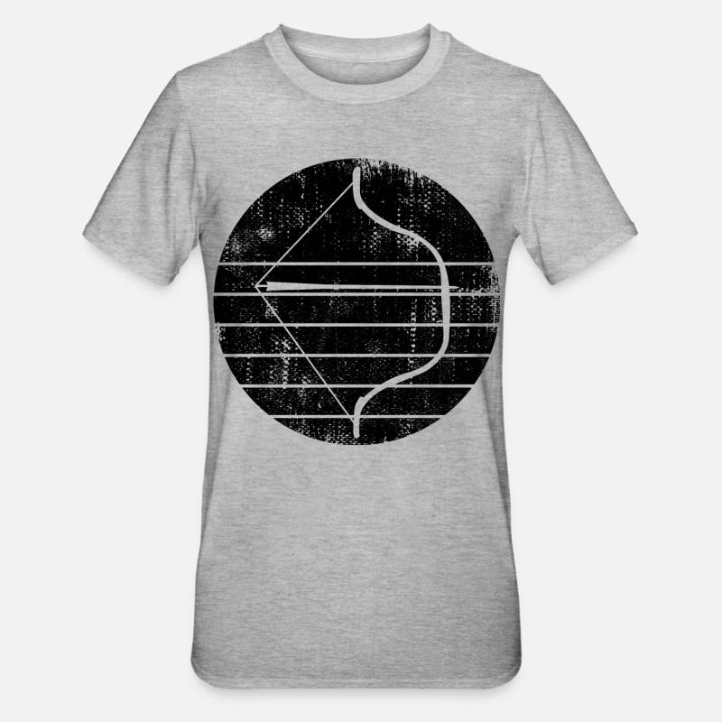 Arc et flèches - T-shirt polycoton Unisexe - gris chiné