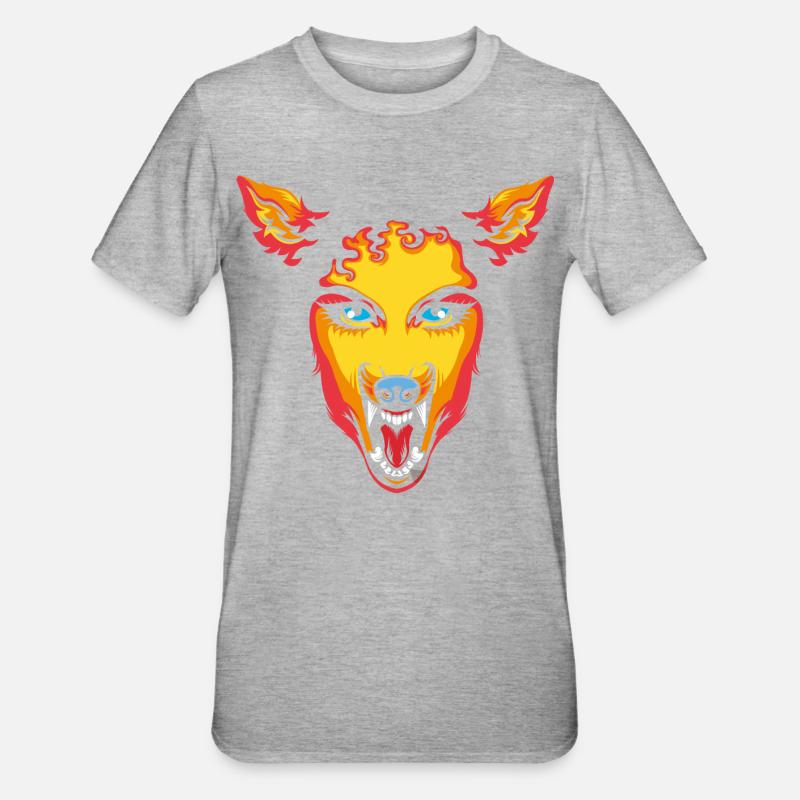 Stay Wild - T-shirt polycoton Unisexe - gris chiné