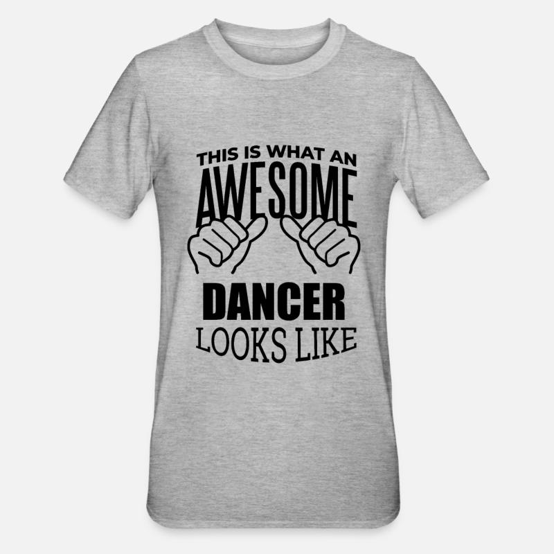 danser - T-shirt polycoton Unisexe - gris chiné