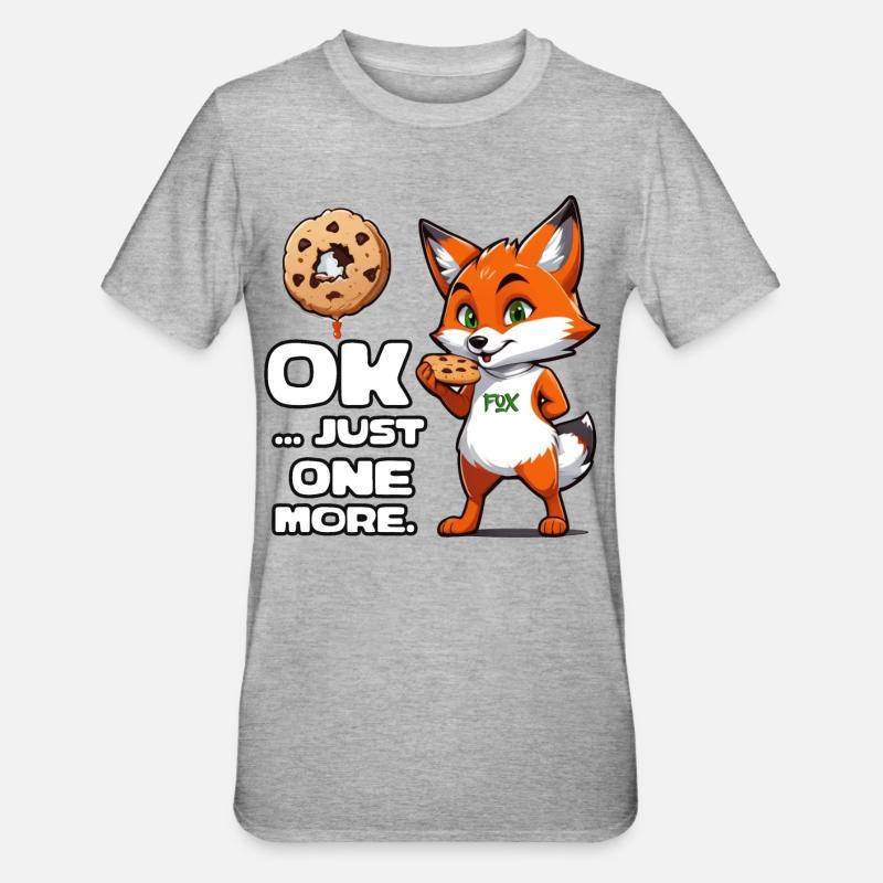 Citation de Foxy Cookie - T-shirt polycoton Unisexe - gris chiné