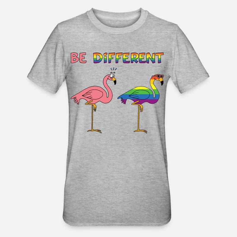 differ - Unisex Polycotton T-Shirt - heather grey