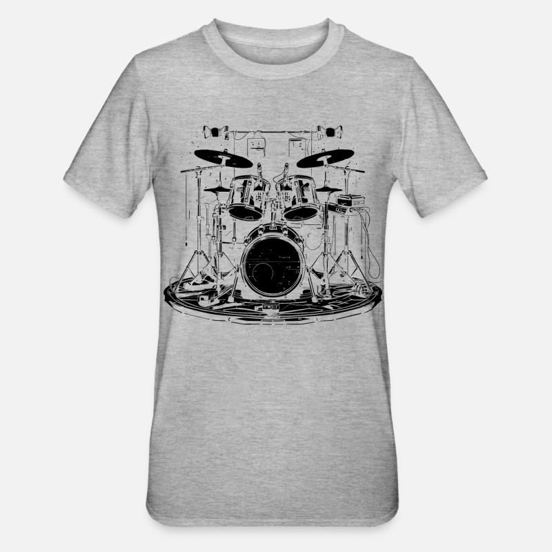 Piège - T-shirt polycoton Unisexe - gris chiné