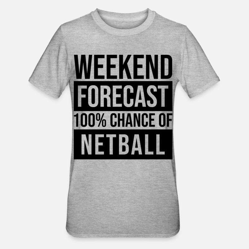Netball - T-shirt polycoton Unisexe - gris chiné