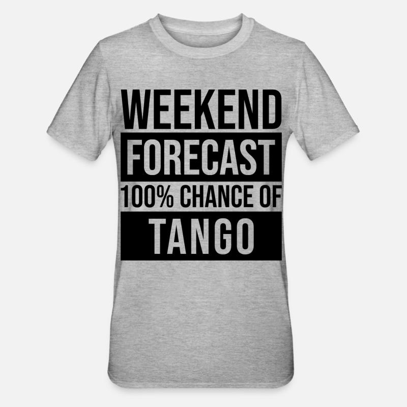 tango - T-shirt polycoton Unisexe - gris chiné