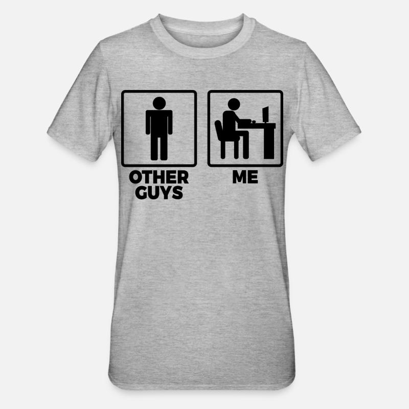 Other programmers and me - Unisex Polycotton T-Shirt - heather grey