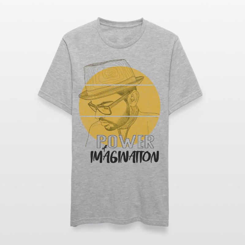 Power Imagination – Creative Statement Design Unisex Polycotton T-Shirt
