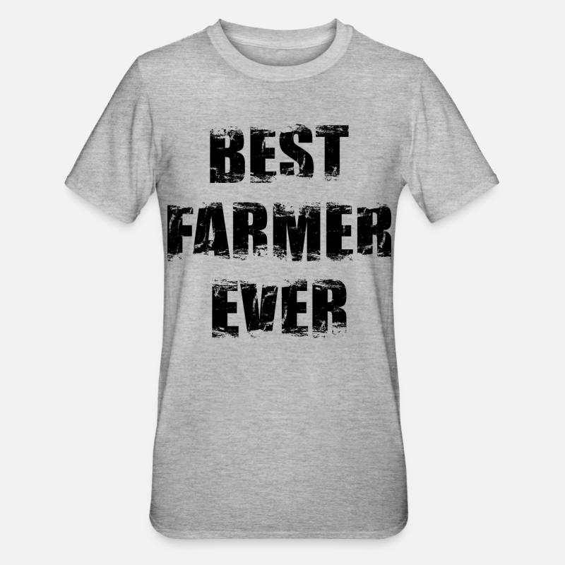 Bester Bauer - Unisex Polycotton T-Shirt - Grau meliert