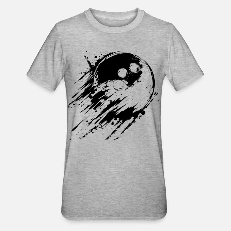 Bowling - T-shirt polycoton Unisexe - gris chiné