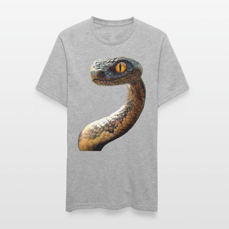 Snake Python Cobra Mamba Rattlesnake Snake Unisex Polycotton T-Shirt
