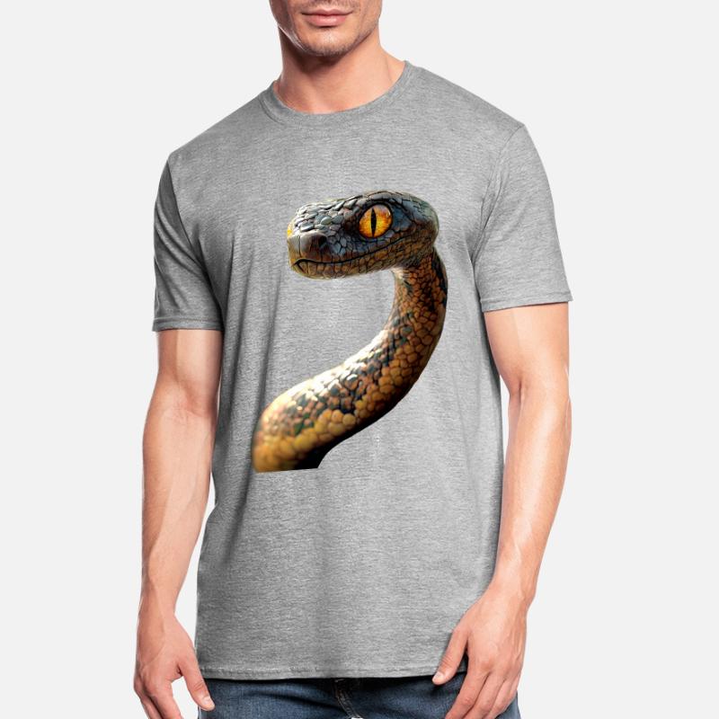Snake Python Cobra Mamba Rattlesnake Snake Unisex Polycotton T-Shirt