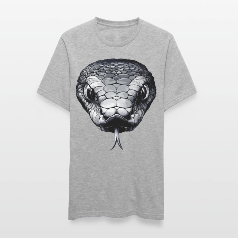 Snake Python Cobra Mamba Rattlesnake Snake Unisex Polycotton T-Shirt