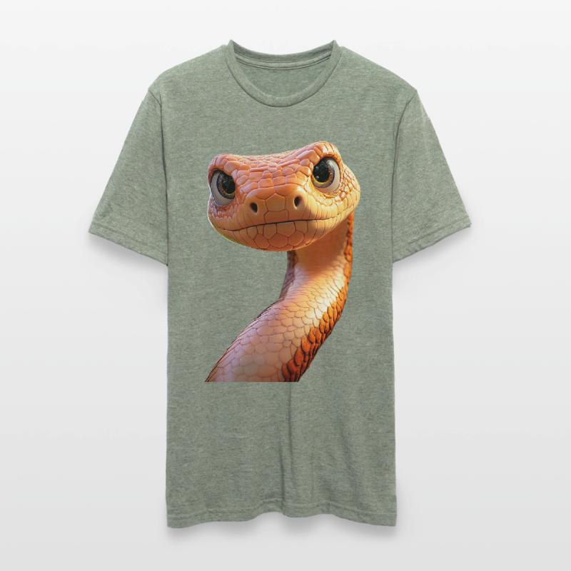 Snake Python Cobra Mamba Rattlesnake Snake Unisex Polycotton T-Shirt